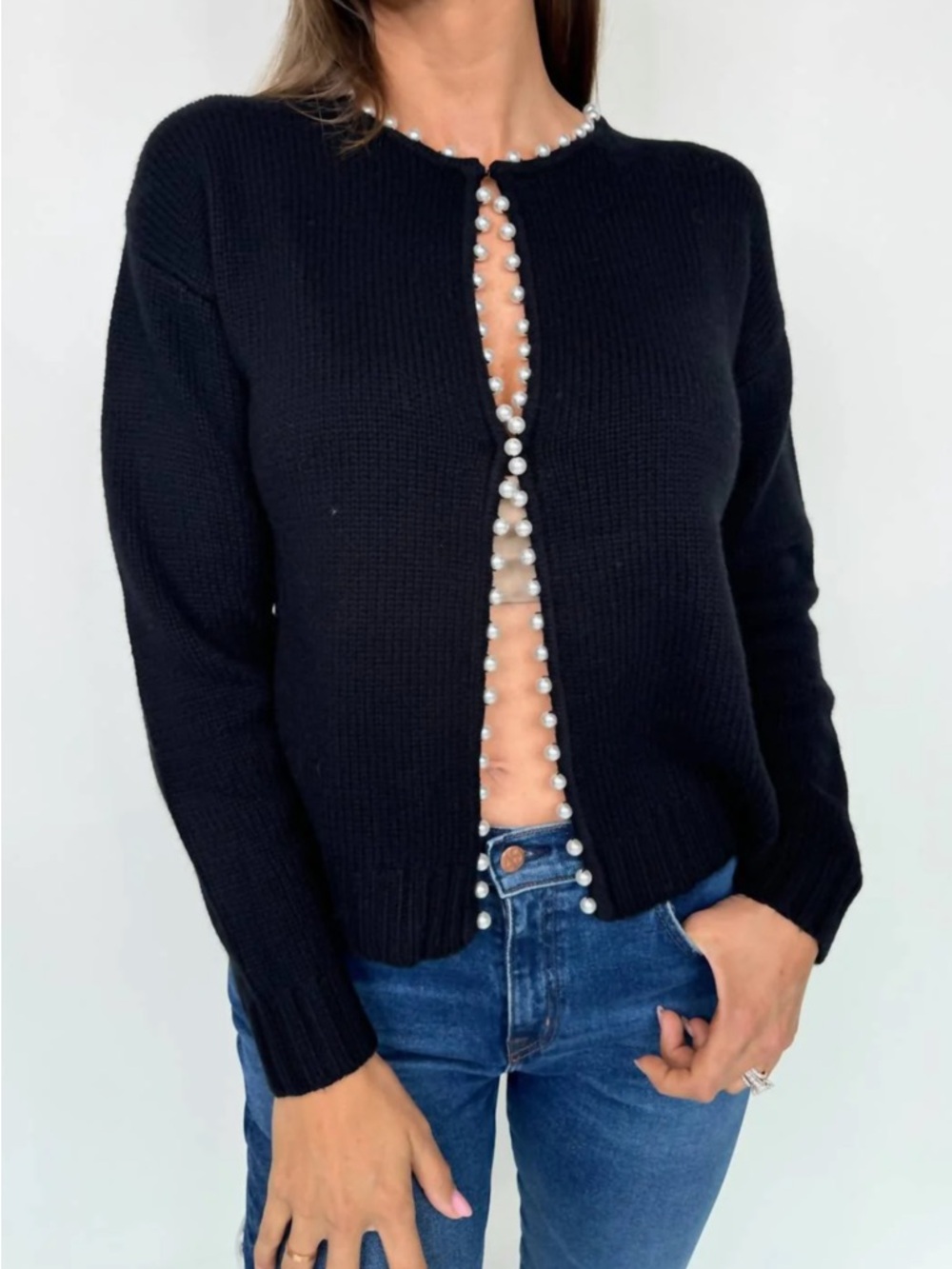 Splendid- Emmy Cashblend Pearl Cardigan